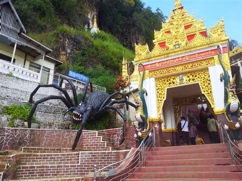 Myanmar Insider: Pindaya Caves - a fascinating Pilgrimage Site with a Giant Spider