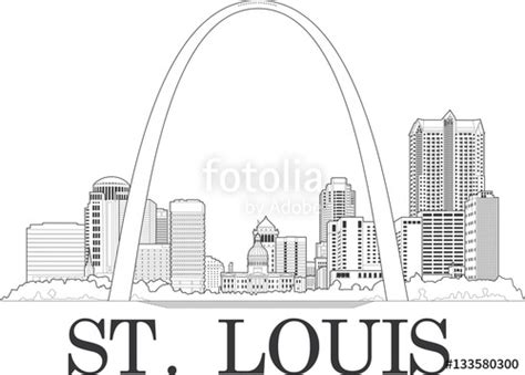 St Louis Arch Vector at Vectorified.com | Collection of St Louis Arch ...