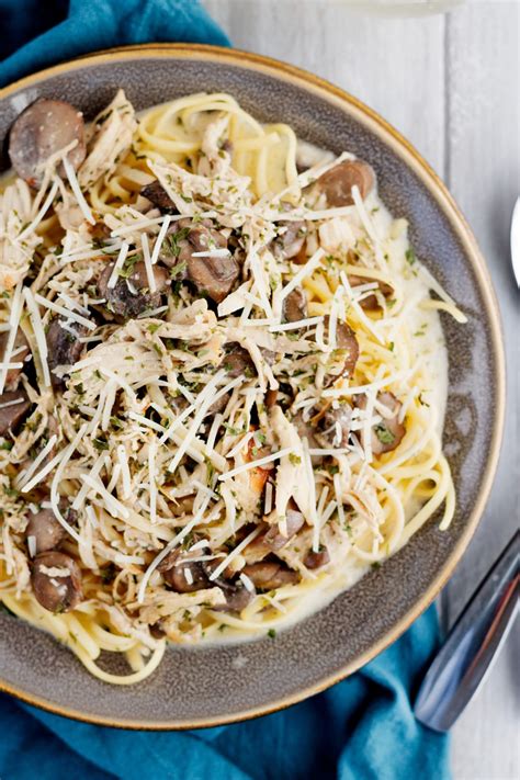 Chicken Mushroom Linguine - Jennifer Meyering