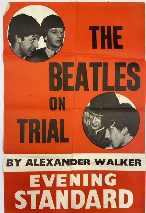 Lot 205 - THE BEATLES - ORIGINAL 1960S BILLBOARD