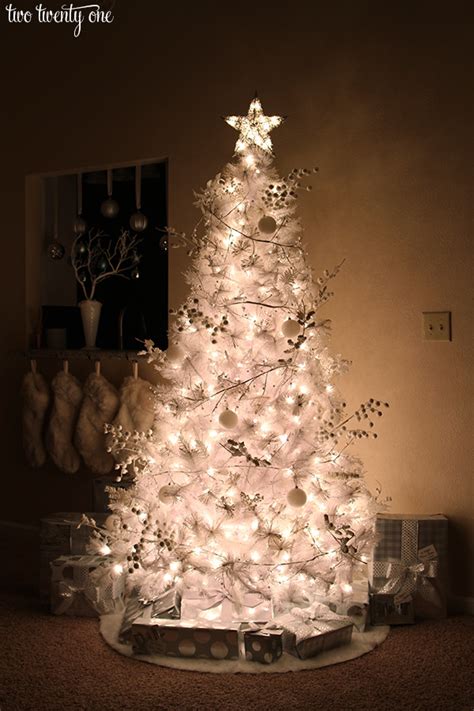 White Christmas Tree