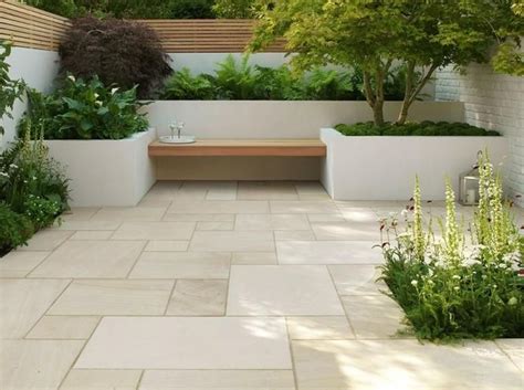 Tiles and floor tiles in your garden | Garden paving, Large backyard ...