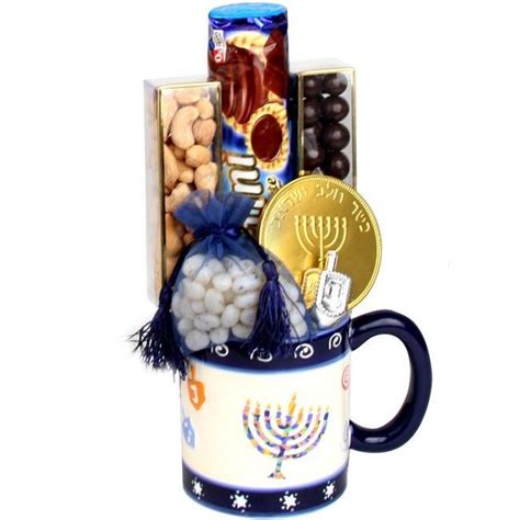 Hanukkah Ceramic Gift Mug • Hanukkah (Chanukah) Gift Baskets • Hanukkah ...