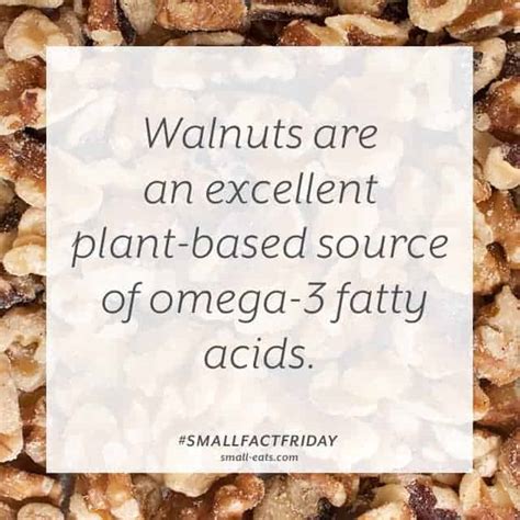 Small Fact Friday: Walnuts and Omega-3s – small eats