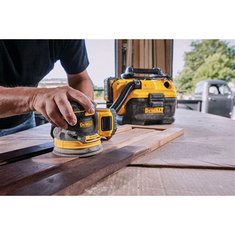 DEWALT Cordless Sander: 20 V Volt, 5 in Size, 5 in Max. Wheel Dia ...