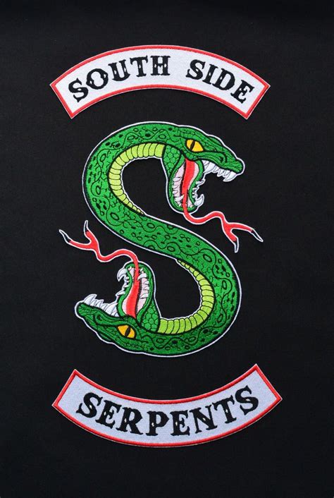 Riverdale South Side Serpents Inspired Embroidered Patch,Southside Iron ...