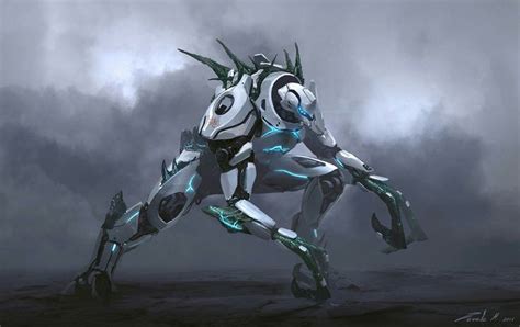 #Robotsillustration | Robot concept art, Robot art, Pacific rim