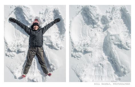 Snow Angel Diptychs : On Taking Pictures