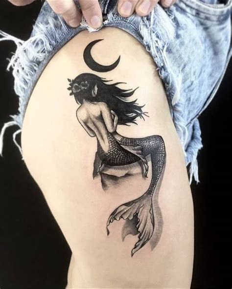 50 Beautiful And Cute Mermaid Tattoo Ideas For Your Mermaid Dream ...