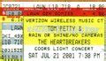 Tom Petty & the Heartbreakers - Verizon Wireless Music Center, Indianapolis - July 21, 2001 ...