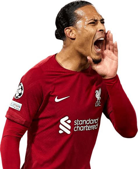 Virgil van Dijk football render - FootyRenders