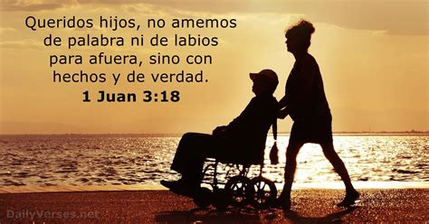 1 Juan 3:18 - Versículo de la Biblia - DailyVerses.net