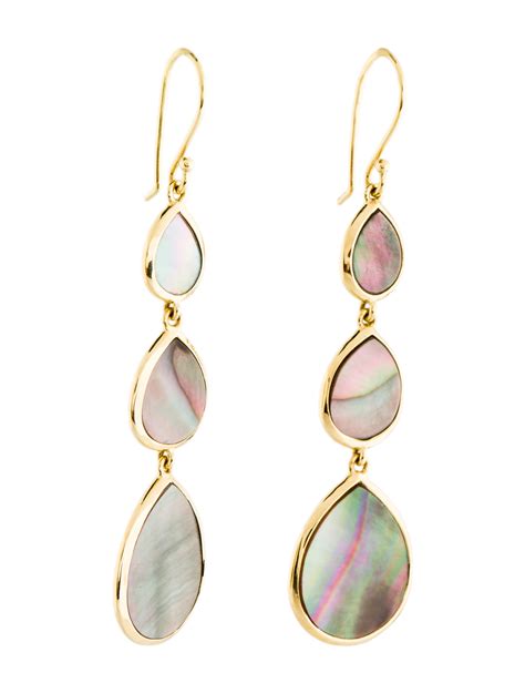 Ippolita 18K Mother Of Pearl Drop Earrings - Earrings - IPP26580 | The RealReal