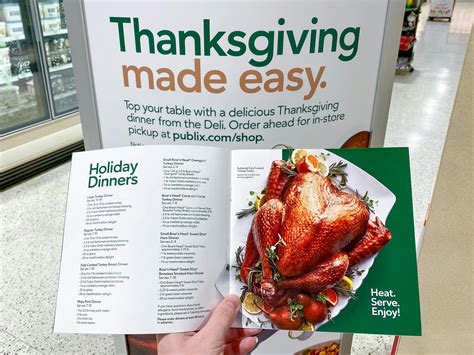 Publix Thanksgiving Dinner Details for 2022 - The Krazy Coupon Lady