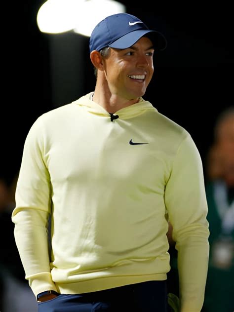 Rory McIlroy Golf Hoodie in Yellow - The California Outfits