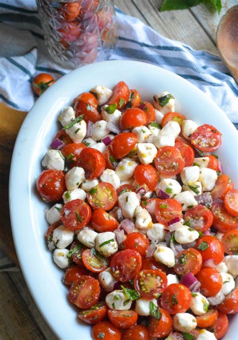 Cherry Tomato Salad - The Quicker Kitchen