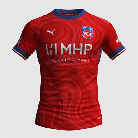 Puma x 1. FC Heidenheim home kit 23/24 - FIFA 23 Kit Creator Showcase