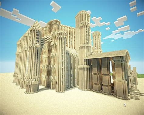 Huge Sandstone Temple (updated) Minecraft Project