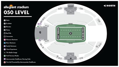 Map Of Allegiant Stadium Las Vegas - Image to u