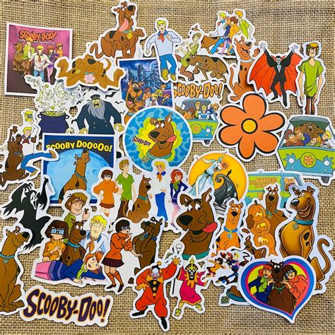 Scooby Doo Scooby Stickers Pack for Laptop Car Decal Macbook | Etsy