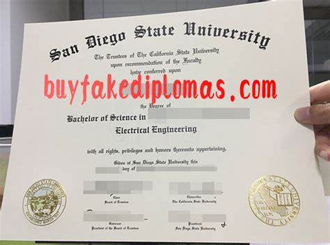 Where Can I Buy Fake San Diego State University Diploma? | Buy Fake ...