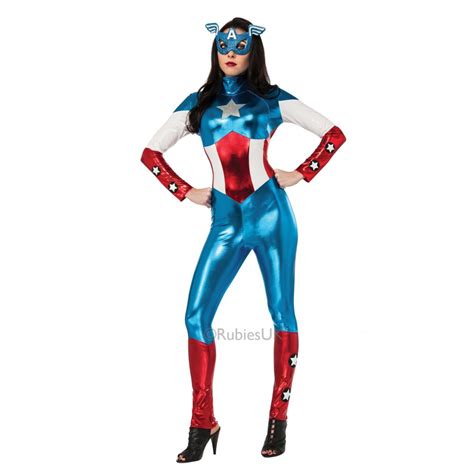 LADIES AVENGERS MARVEL SUPERHERO WOMEN HEROINE ADULT FANCY DRESS COSTUME OUTFIT | eBay