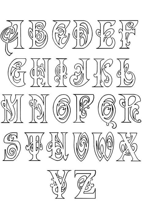 Karen's Whimsy ~ Fancy Alphabet Lettering Creative Lettering, Graffiti ...