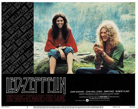 Led Zeppelin – The Song Remains The Same : The Film Poster Gallery