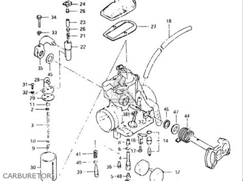 Suzuki Dr250 1982-1983 (usa) parts list partsmanual partsfiche