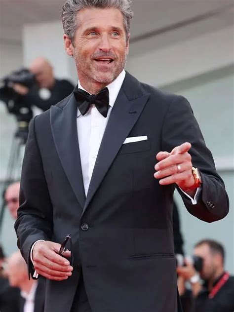 Ferrari Movie Event 2023 Patrick Dempsey Black Suit