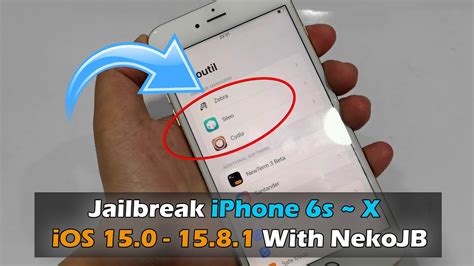 How To Jailbreak iPhone 6s ~ X | iOS 15.0 - 15.8.1 With NekoJB - YouTube