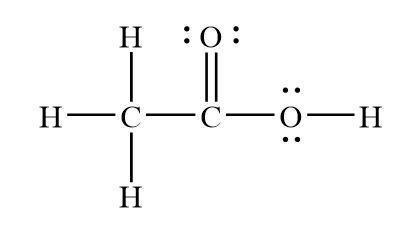 Lewis Structure Of Acetic Acid