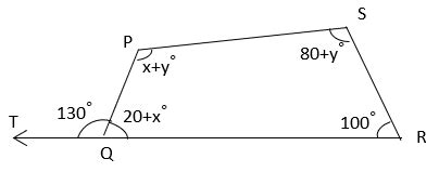 Angle Sum Property of a Quadrilateral - Class 9 Maths MCQ - Sanfoundry