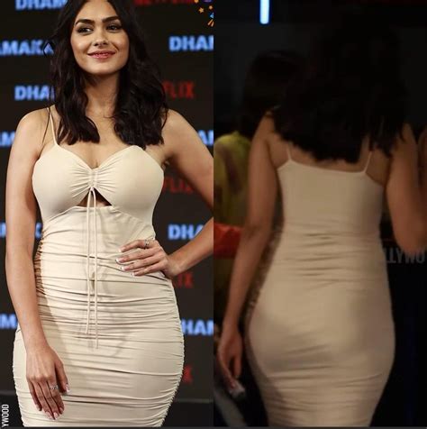 Mrunal Thakur Draws Attention In A Silver Bodycon Dress; View The Diva's Most Magnificent ...