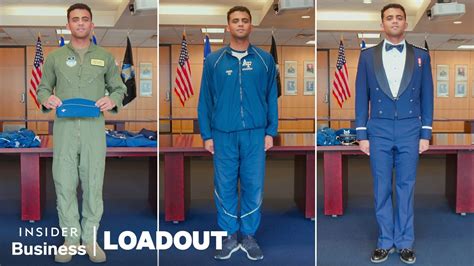 Every Uniform A US Air Force Academy Cadet Is Issued | Loadout | Insider Business - YouTube