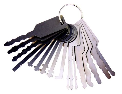 DBH Car Jiggler Lock Pick Set,Master Key for Auto,Car Lock Pick Keys (16pcs): Amazon.co.uk: DIY ...