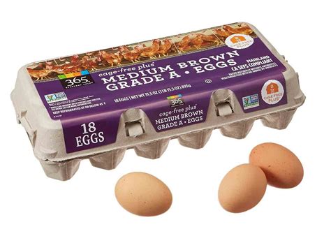 Cage-Free Medium Brown Eggs | Best 365 Everyday Value Foods For Losing ...