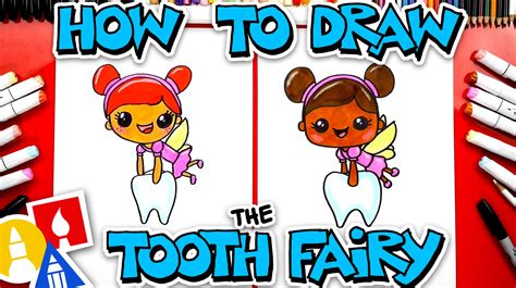 How To Draw The Tooth Fairy - Art For Kids Hub