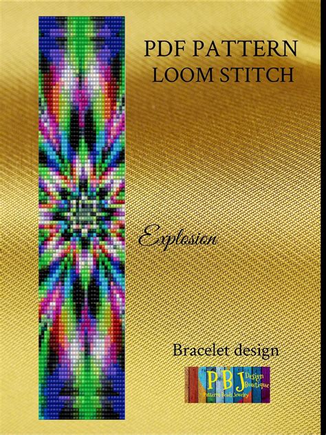 Explosion Loom Pattern Loom Beading Pattern Loom Graph Loom | Etsy