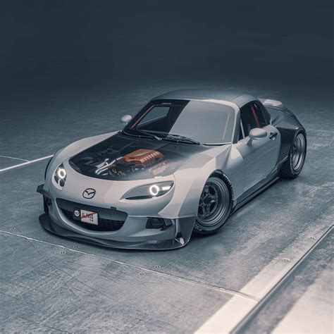 Mazda Miata "Hellcat Cutie" Looks Like an S2000 in Carbon - autoevolution