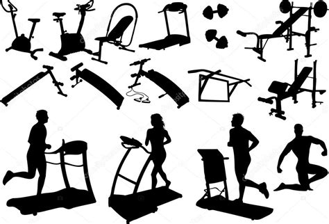 Gym equipment, made in the image vectors — Stock Vector © pablonis #6575627