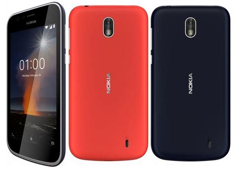 Nokia 1 Android Oreo (Go Edition) smartphone with 4.5-inch display, 4G ...