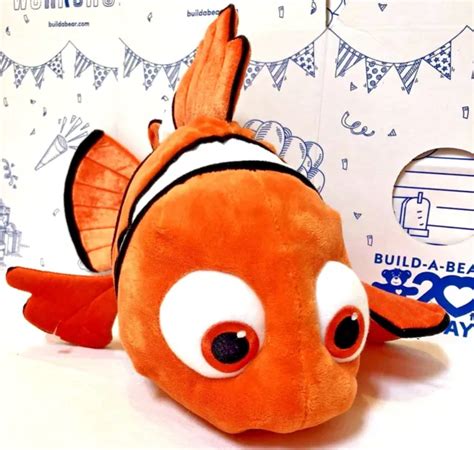 DISNEY STORE FINDING Nemo 18” Plush CLOWN FISH Doll Toy Orange Stuffed Animal £18.68 - PicClick UK