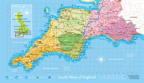 South West England Map