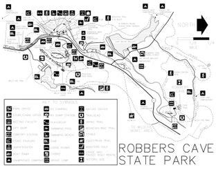 Robbers Cave State Park Map - Map Of The World