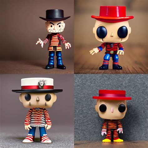 freddy krueger funko pops action figure, product | Stable Diffusion