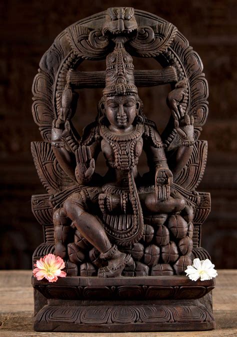 Sold Painted Wood Shiva Seated On Mount Kailash 24 96w1ea Hindu Gods ...