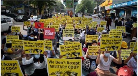 Myanmar protests: Military issues warrants against celebrities; hackers ...