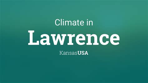 Climate & Weather Averages in Lawrence, Kansas, USA