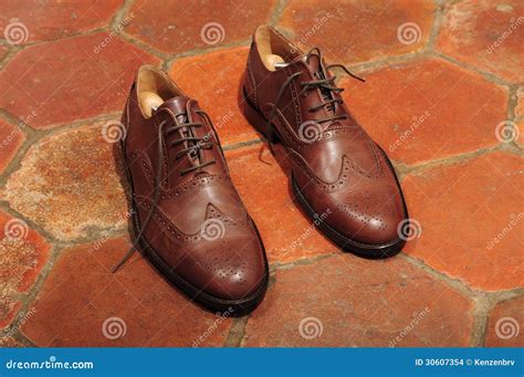 Brogue shoes stock photo. Image of styled, business, brown - 30607354